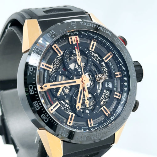 TAG HEUER Carrera Automatic Chronograph 43mm Watch CAR205A.FT6087-PRE OWNED