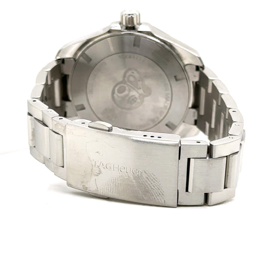 TAG HEUER AQUARACER Quartz Watch, 43 mm, Steel WAY101B.BA0746- Pre Owned