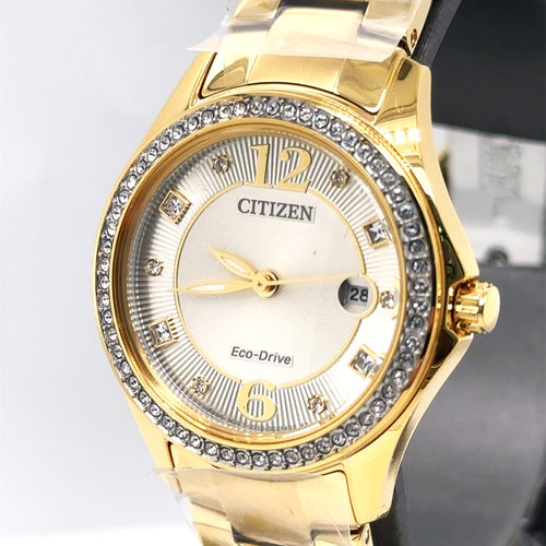 Citizen Crystal Eco Drive 30MM Ladies Watch