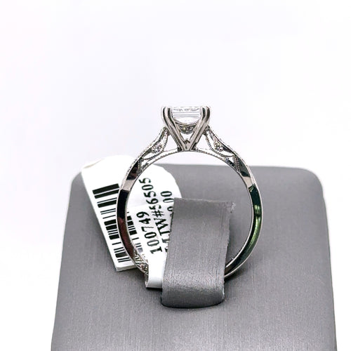 Tacori Platinum Engagement Ring Mounting, 0.25 Ct Diamond Band 4.4gm, S100749