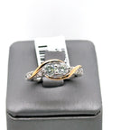 14k Two Tone Gold 1.00 CT Diamond Ladies Engagement Ring, 5.0gm, S13257