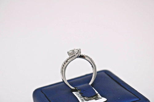 14k White Gold 0.75 CT Diamond Ever Us Style Ring, 3.7gm, Size 6.75, S14146