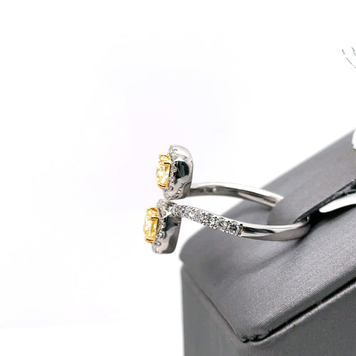 14k White Gold 1.50 CT Diamond Ladies Ring, 3.9g, Size 7.25, S107470