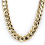 14K Yellow Gold Cuban Link Mens Chain , 39.4G, 22  S107202