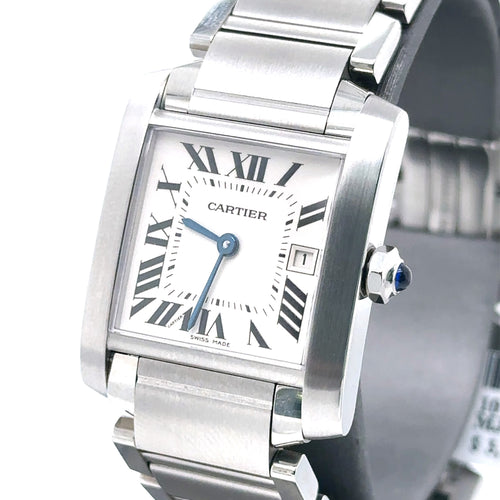 Cartier TANK FRANÇAISE WATCH Midsize Womans W51011Q3 - Pre Owned