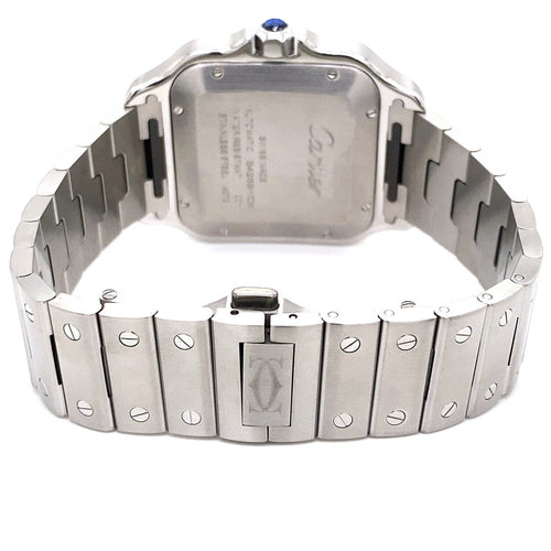 Cartier Santos De Cartier Large Stainless Steel 39.8mm Watch, WSSA0047 PRE OWNED 2022