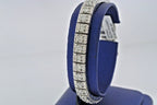14k White Gold 9.00 CT Diamond Ladies Tennis Bracelet, 37.5gm, 7", S103963