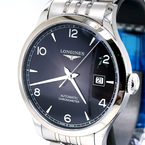 LONGINES Record Sunray Black Dial Automatic Men's 40mm Watch L28214566