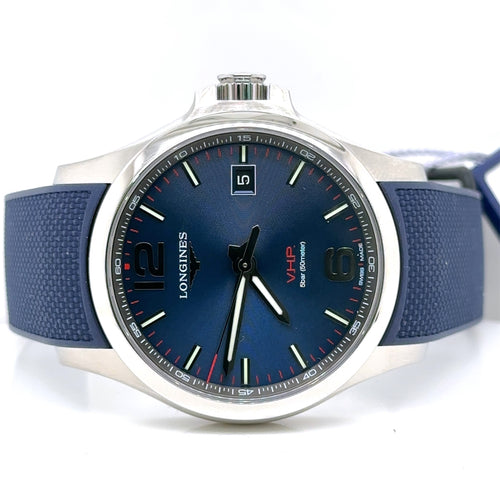 LONGINES Conquest V.H.P. Perpetual Quartz Blue Dial 43mm Mens Watch L37264969