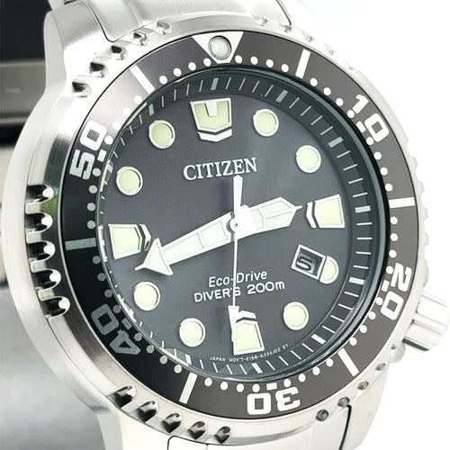 Citizen Promaster Dive Eco Drive 44mm gray dial Stainless Steel Watch BN0167-50H