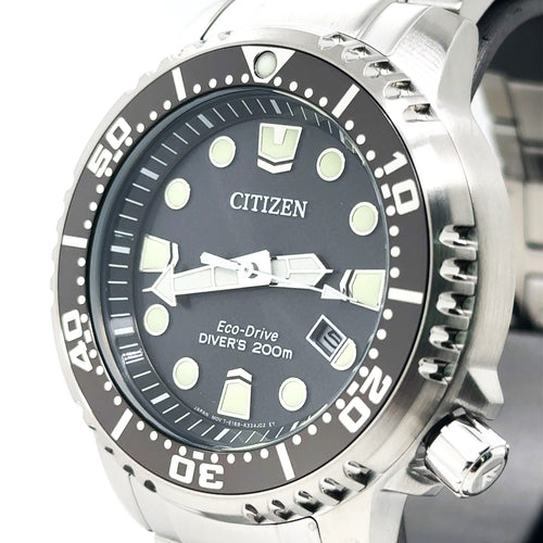 Citizen Promaster Dive Eco Drive 44mm gray dial Stainless Steel Watch BN0167-50H