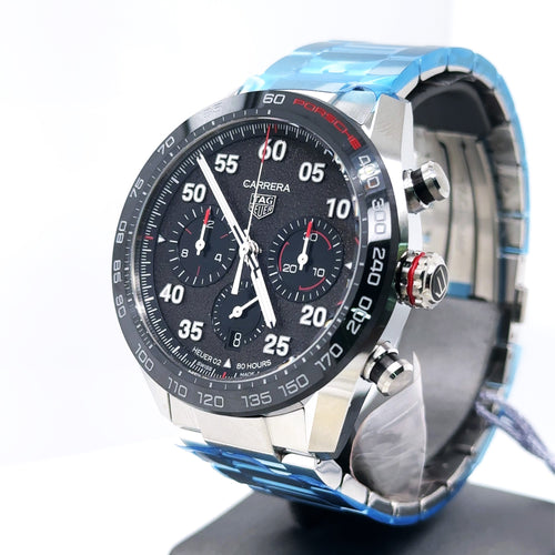 TAG HEUER Carrera Automatic Chronograph 44mm Watch CBN2A1F.BA0643- Brand New!