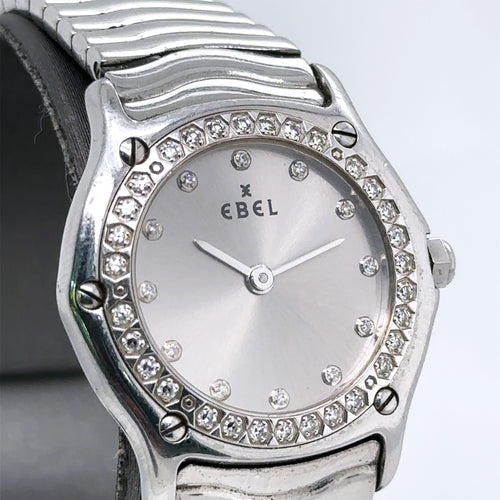 Ebel , 27MM, Diamond Bezel, Quarts Women's Watch