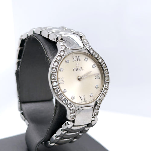 Ebel Beluga, 26MM, Diamond Bezel, Quarts Women's Watch