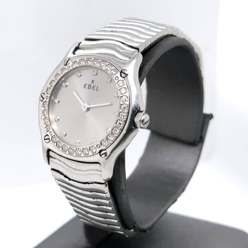 Ebel , 27MM, Diamond Bezel, Quarts Women's Watch