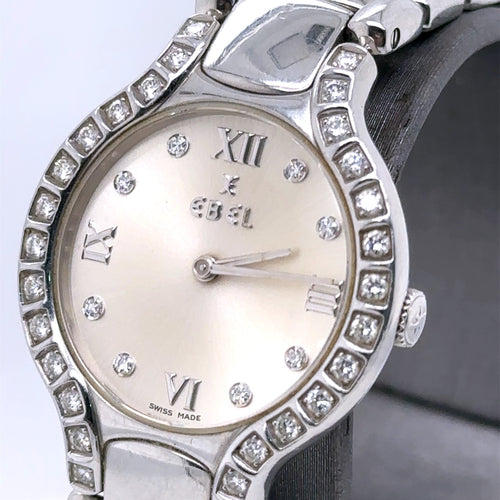 Ebel Beluga, 26MM, Diamond Bezel, Quarts Women's Watch