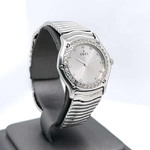 Ebel , 27MM, Diamond Bezel, Quarts Women's Watch