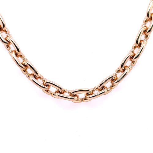 David Yurman 18k Rose Gold Men's Chain Necklace, 25", 72.5g, S107593