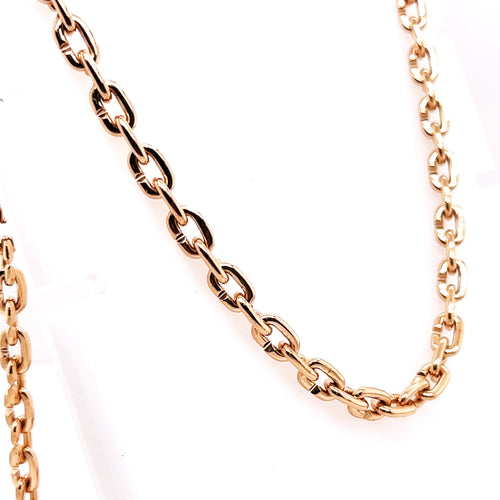 David Yurman 18k Rose Gold Men's Chain Necklace, 25", 72.5g, S107593