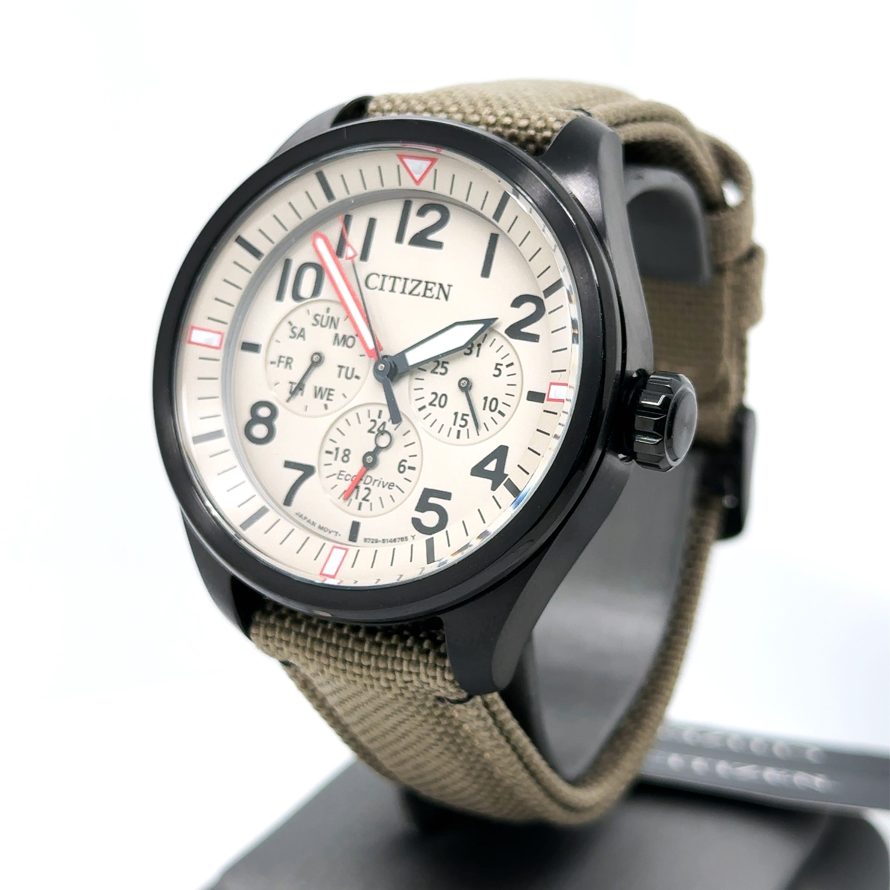 Citizen Garrison Ivory Dial 43MM Mens Watch BU2055-08X