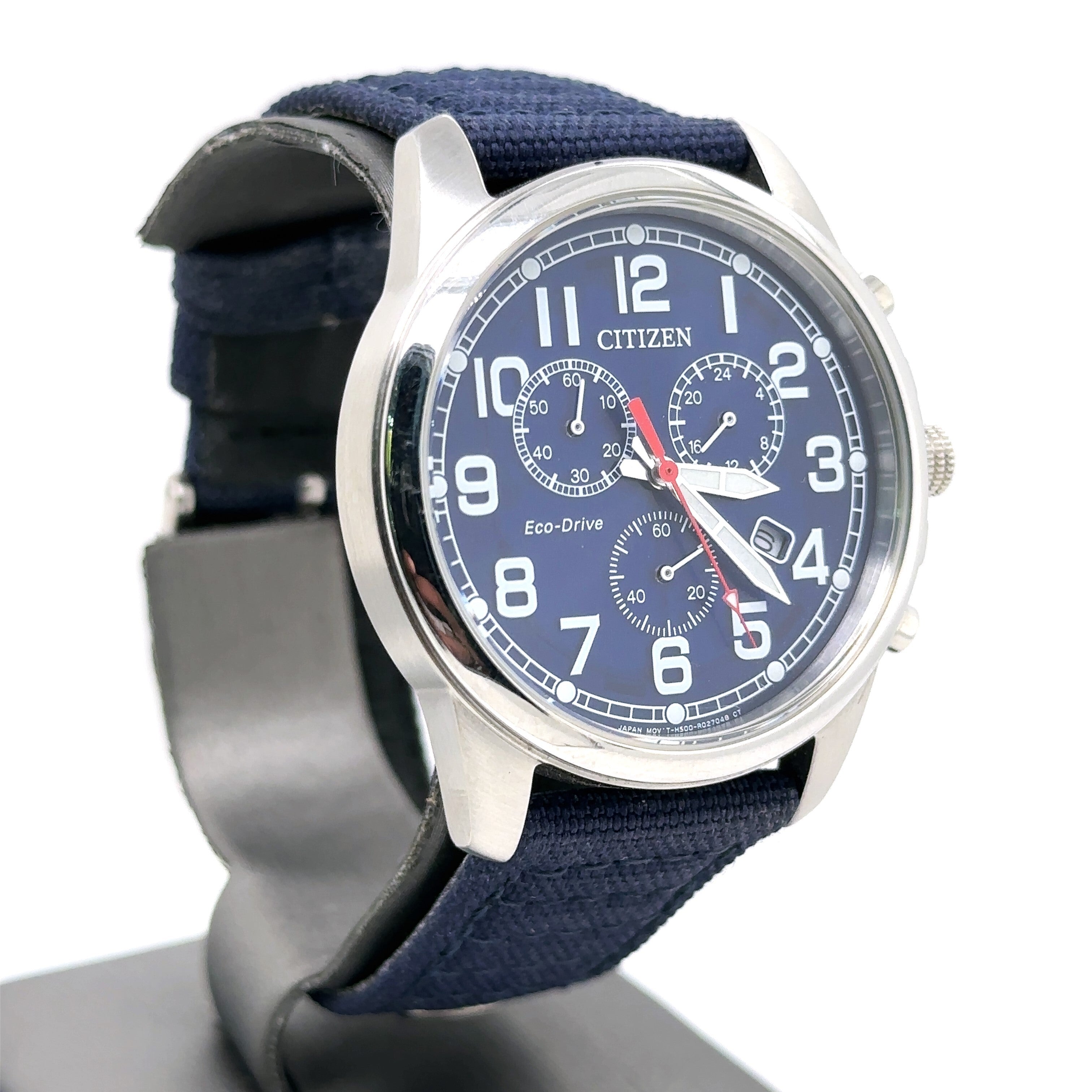 Citizen Chandler Eco Drive Blue dial 39mm Stainless Steel Watch