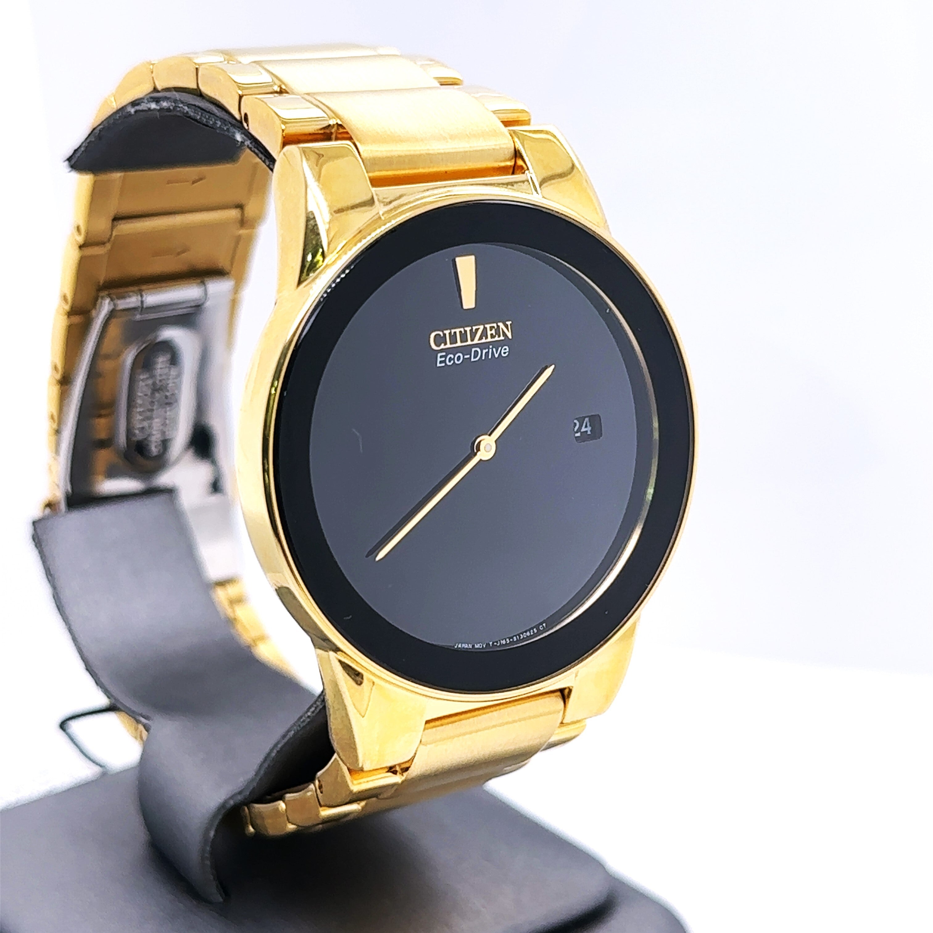 Citizen Axiom Eco Drive Stainless Steel Black dial 40mm Watch