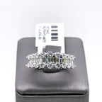14k White Gold 2.00CT Ladies Baguette Diamond Ring, 5.8gm, Size 7, S107642