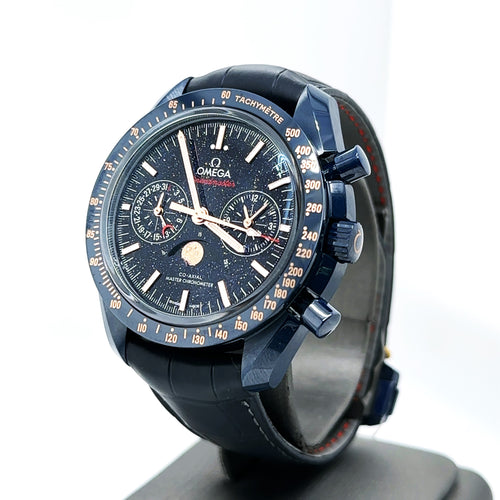 Omega BLUE SIDE OF THE MOON , MoonPhase CHRONOGRAPH 44.25MM - Brand New