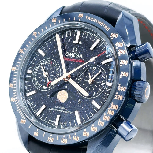 Omega BLUE SIDE OF THE MOON , MoonPhase CHRONOGRAPH 44.25MM - Brand New
