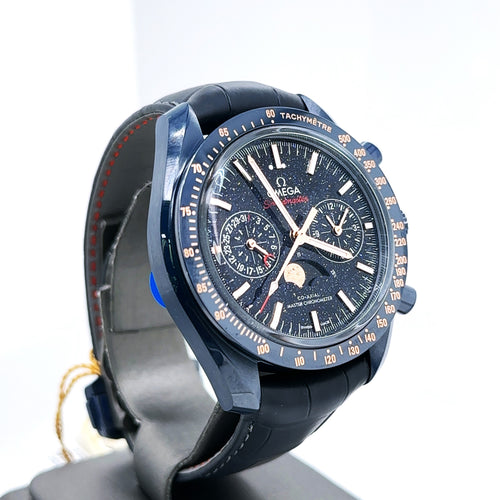 Omega BLUE SIDE OF THE MOON , MoonPhase CHRONOGRAPH 44.25MM - Brand New