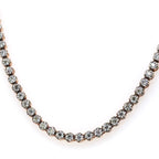 10k Rose Gold 6.00CT Diamond Tennis Necklace, 26.2g, 22", S106763