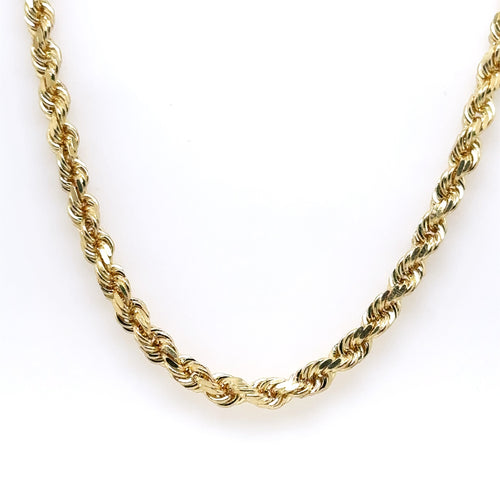 14K Yellow Gold Men's Rope Chain , 37.1 G, 20" S107664