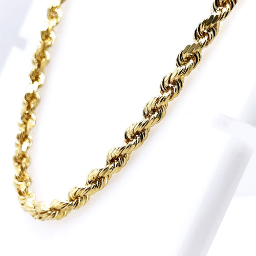 14K Yellow Gold Men's Rope Chain , 37.1 G, 20" S107664