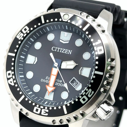 Citizen Promaster Dive Eco Drive 44mm Stainless Steel Watch, BN0150-28E