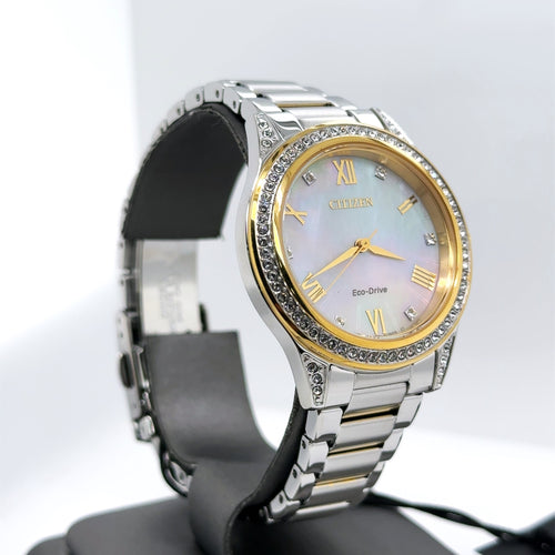 Citizen Weekender Eco Drive 34m Stainless Steel White Crystal dial EM0234-59D