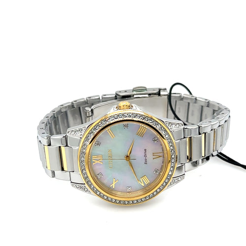 Citizen Weekender Eco Drive 34m Stainless Steel White Crystal dial EM0234-59D